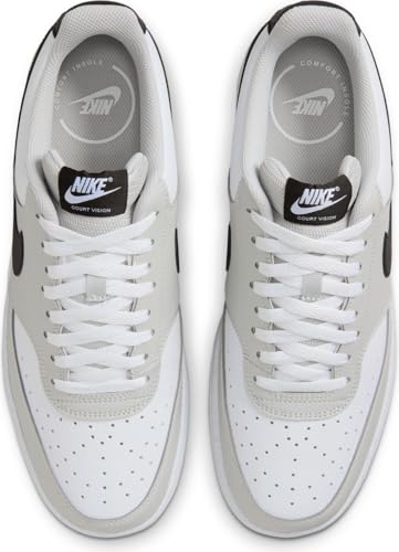 Nike Court Vision Low, Uomo, Grey Fog/Black/White