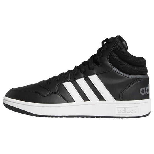 Adidas Hoops 3.0 Mid Classic Vintage, Uomo, Core Black/Cloud White/Grey Six