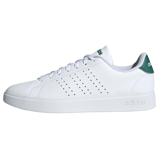 Adidas Advantage 2.0, Uomo, Cloud White/Core Black/Green