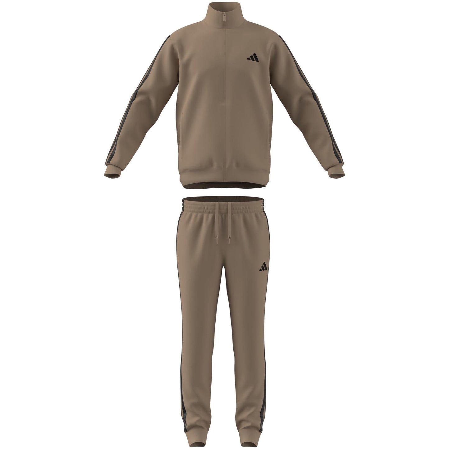 Adidas 3-Stripes Classic Tracksuit, Uomo, Marrone