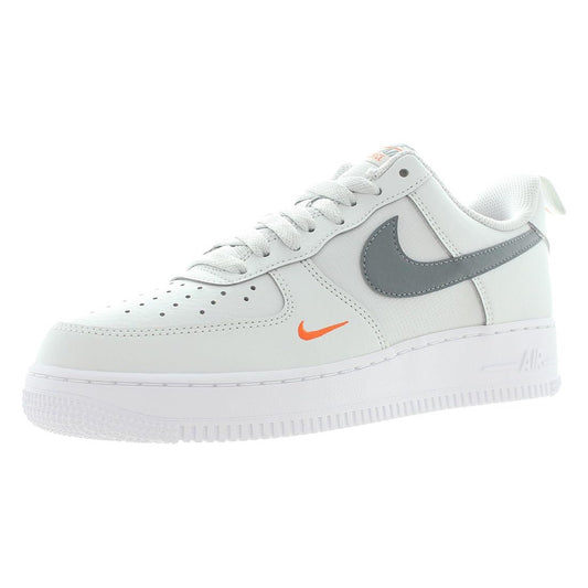 Nike Air Force 1 Low, Uomo, Photon Dust/Cool Grey/Safety Orange